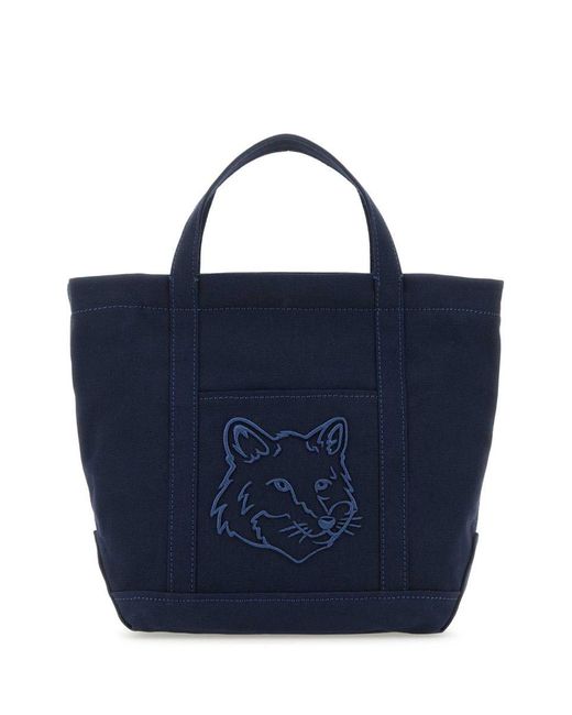 Maison Kitsuné Blue Maison Kitsune Handbags