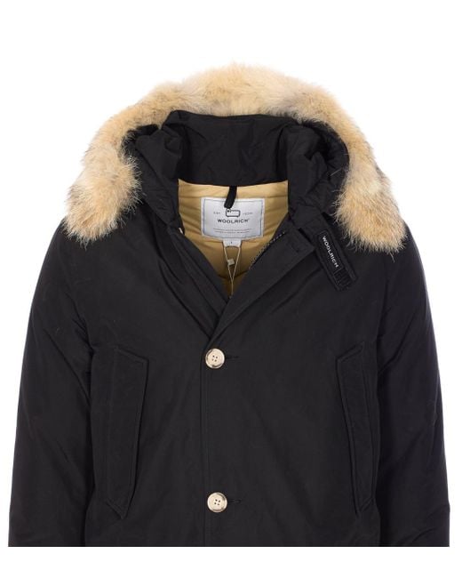 Woolrich Black Coats for men