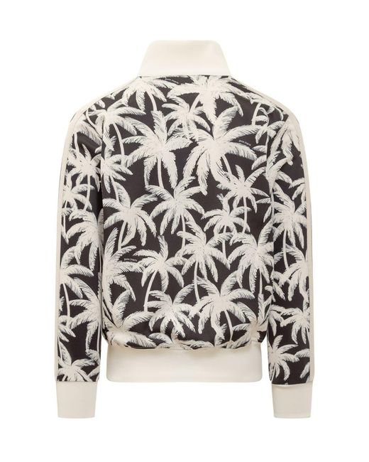 Palm Angels White Palms Track Sweatshirt for men
