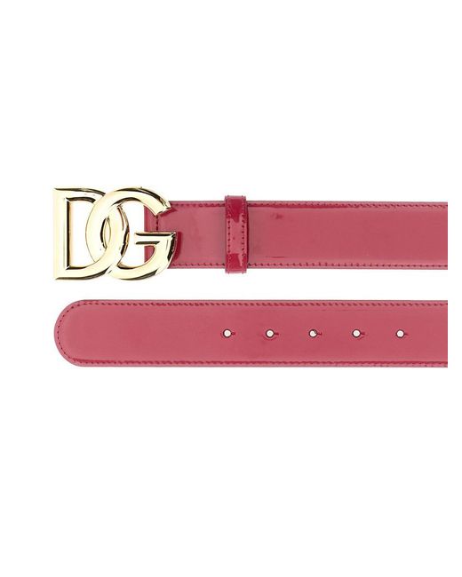 Dolce & Gabbana Pink Zadd Belt