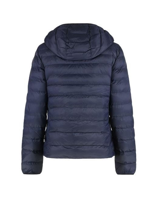 Polo Ralph Lauren Blue Short Down Jacket With Hood