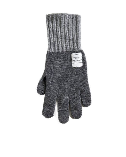 Thom Browne Gray Gloves for men