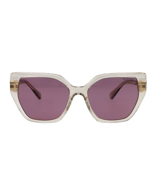 Swarovski Purple Sunglasses