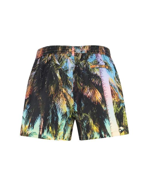 Paul Smith Multicolor Printed Swim Shorts for men