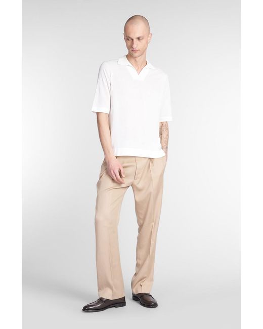Ballantyne White Polo for men