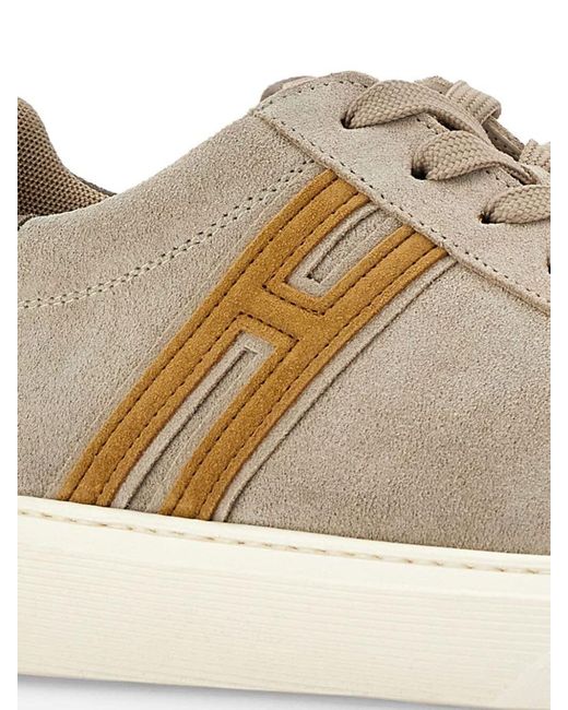 Hogan Brown H365 Lace-up Sneakers for men