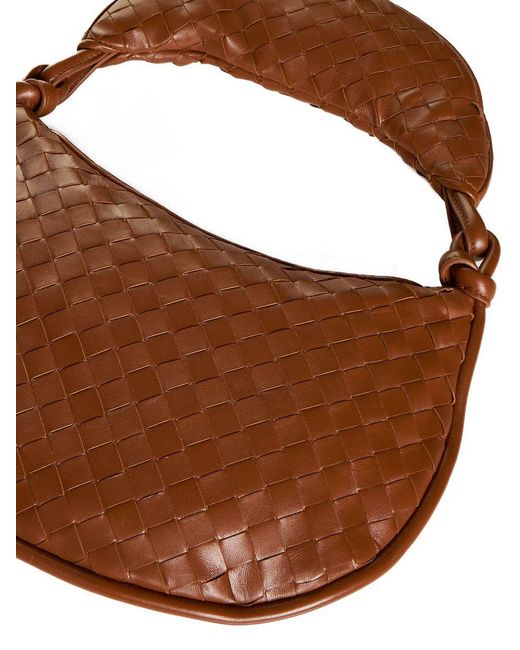 Bottega Veneta Brown "Hobo Gemelli" Medium Shoulder Bag