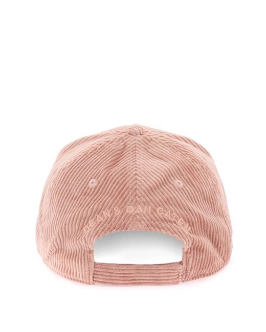 DSquared² Pink Baseball Cap With Built In Tiara for men