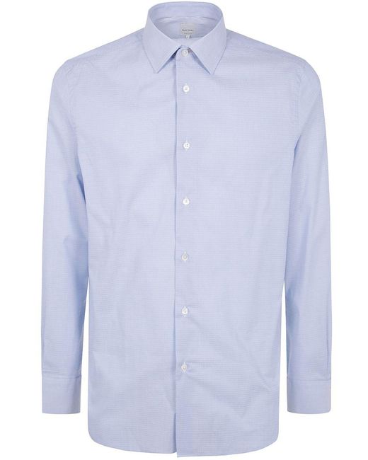 Paul Smith Blue Sc Tailored Fit Shirt for men