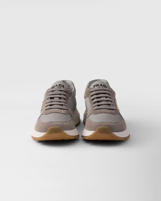 Prada White "Prax 01" Sneakers for men