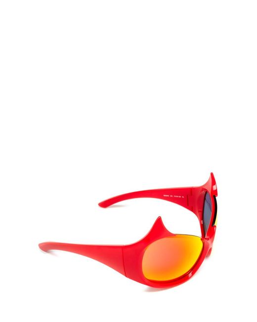 Balenciaga Red Sunglasses for men