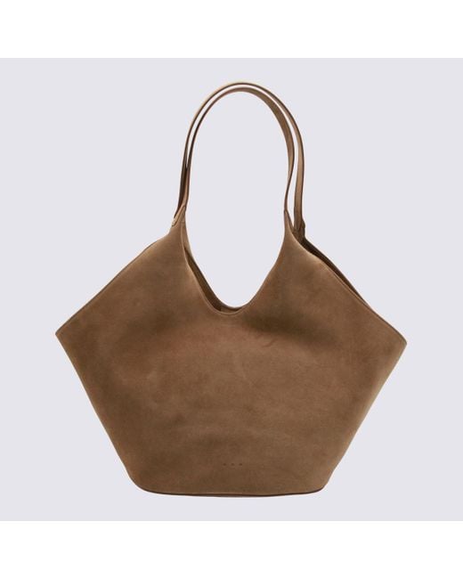 Aesther Ekme Brown Camel Suede Phantom Totes