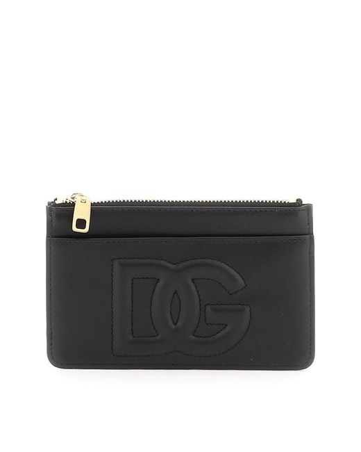 Dolce & Gabbana Black Logoed Card Holder