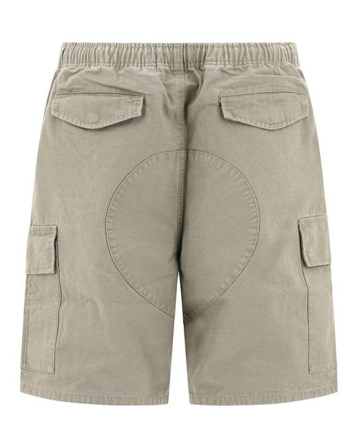 Stussy Gray "Cargo Beach" Shorts for men