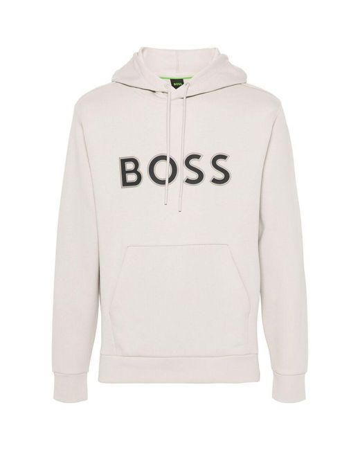 BOSS by HUGO BOSS Sweatshirts in White for Men Lyst Canada