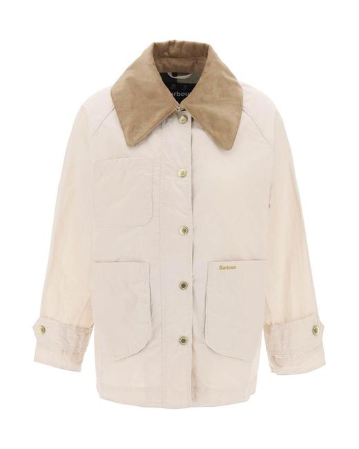 Barbour Natural Double-breasted Trench Coat For