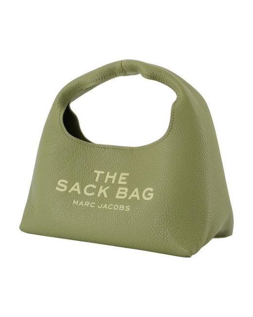 Marc Jacobs Green The Mini Sack Purse