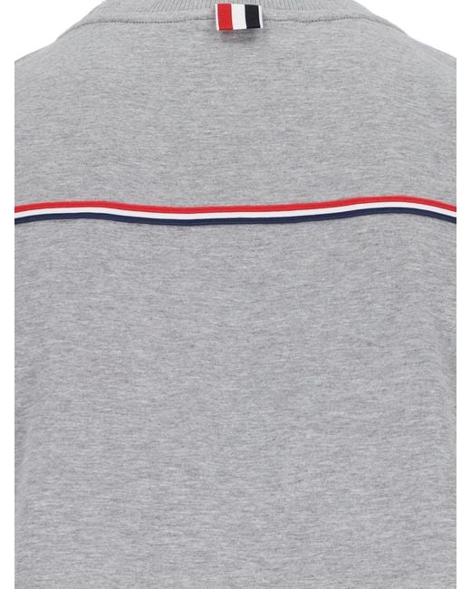 Thom Browne Gray T-shirts And Polos for men