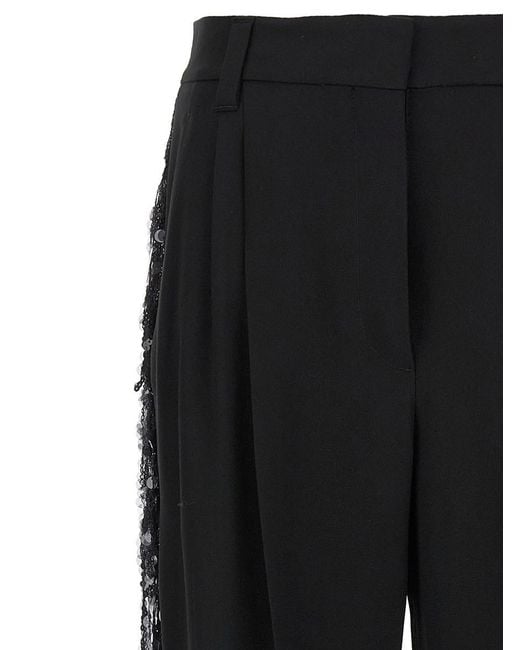 Brunello Cucinelli Black 'Relaxed Tailored' Pants