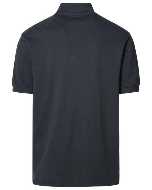 Isabel Marant Blue Anthracite Cotton Polo Shirt for men