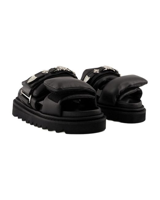 Toga Black Aj1382 Sandals