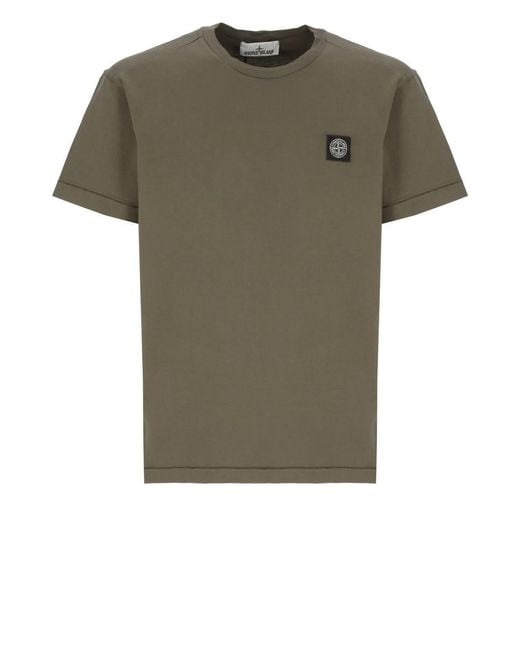 Stone Island Green T-Shirts And Polos for men
