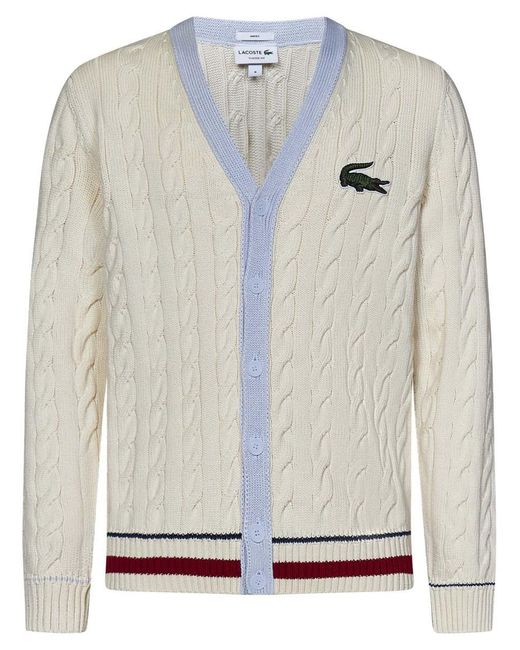 Lacoste Gray Cardigan for men