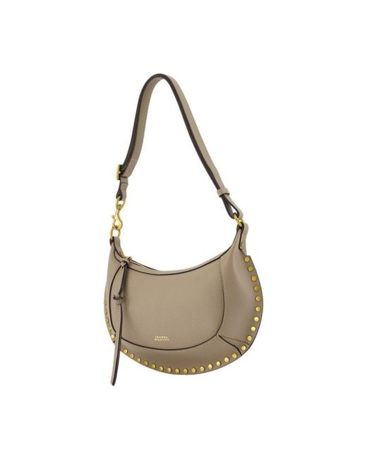 Isabel Marant Gray Oskan Moon Gz Shoulder Bag
