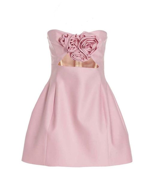 Magda Butrym Rose Dress in Pink | Lyst