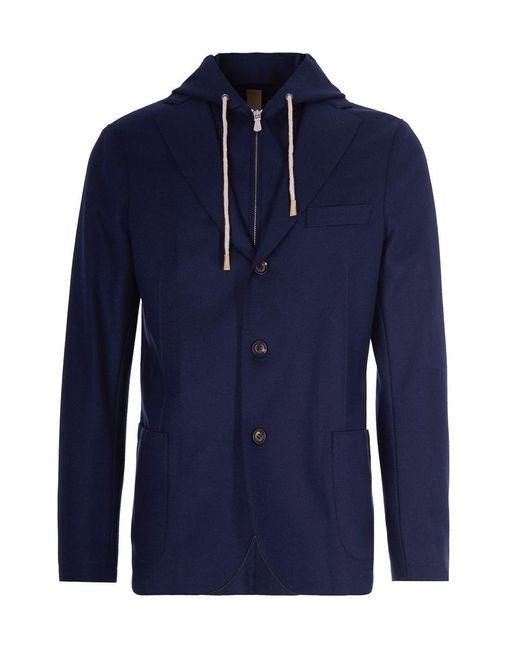 Eleventy Blue Jacket for men