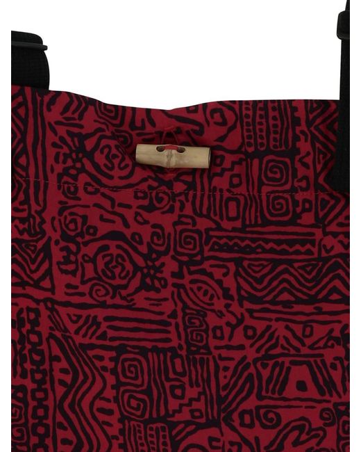 South2 West8 Red "Canal Park" Tote Bag for men
