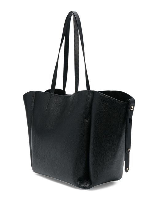 Michael Kors Black Freya Large Tote Bag