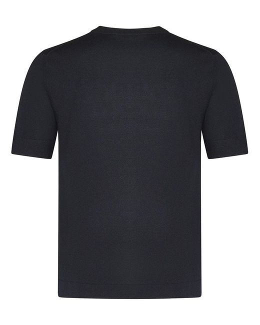 Franzese Collection Black Franzese Napoli Stefano De Martino Nuvola Model T-Shirt for men