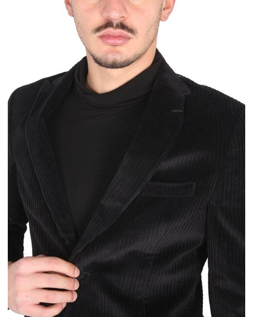 Tonello Black Velvet Jacket for men