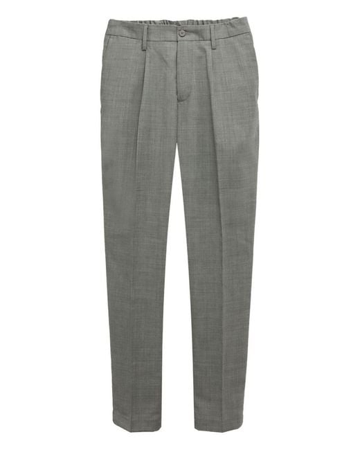 Devore Gray Trousers for men