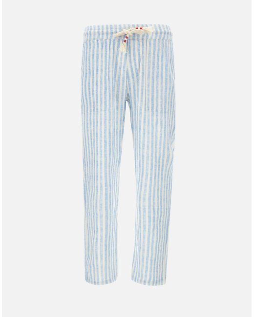 Mc2 Saint Barth Blue Trousers for men