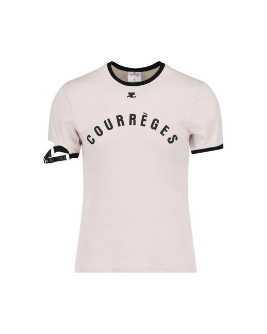 Courreges Pink T-Shirts And Polos for men