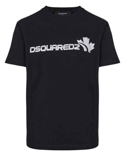DSquared² Black Regular Fit Tee Clothing for men
