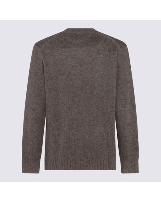 NN07 Gray Wool Knitwear for men