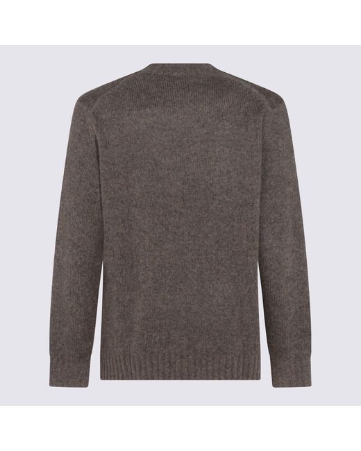 NN07 Gray Wool Knitwear for men