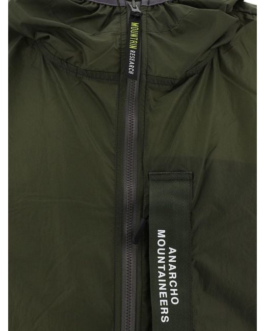 Mountain Research. Green "I.D." Jacket for men