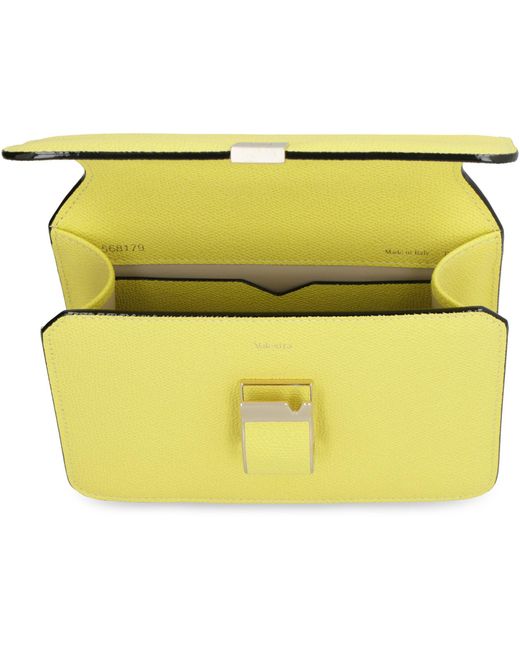 Valextra Nolo Mini Leather Crossbody Bag in Yellow Lyst UK
