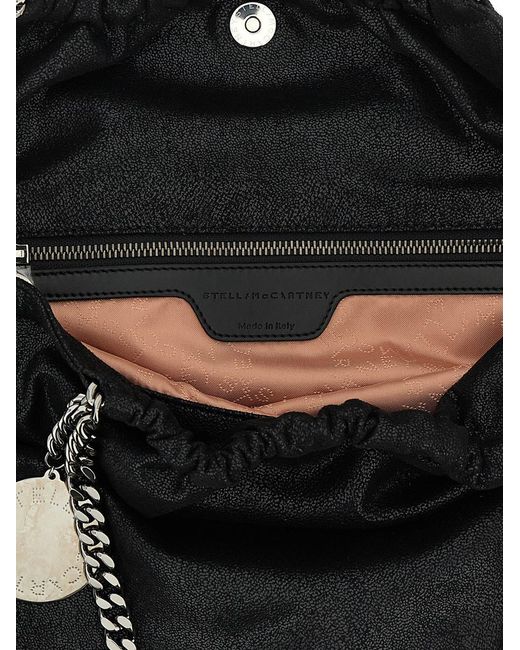 Stella McCartney Black 'Falabella Drawstring' Shoulder Bag