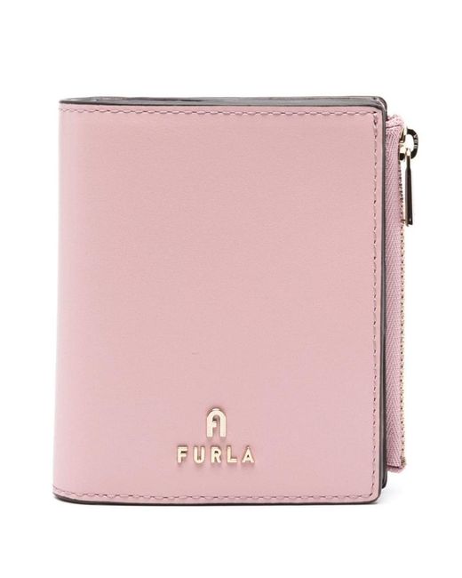 Furla Camelia S Compact Bifold Accessories in Pink | Lyst