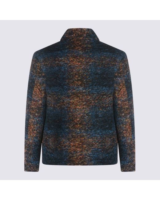 NN07 Black Wool Gael Casual Jacket for men