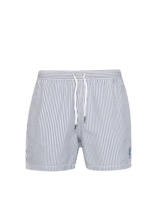 Maison Labiche Blue Shorts for men