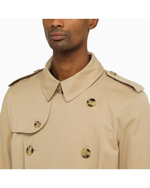 Burberry Natural Trench Coat Double Breasted Kensington for men