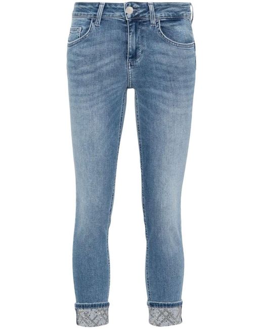 Liu Jo Blue Jeans With Cuff Detail