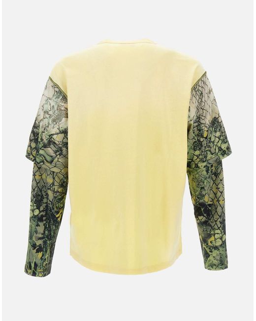 DIESEL Yellow Sweaters for men