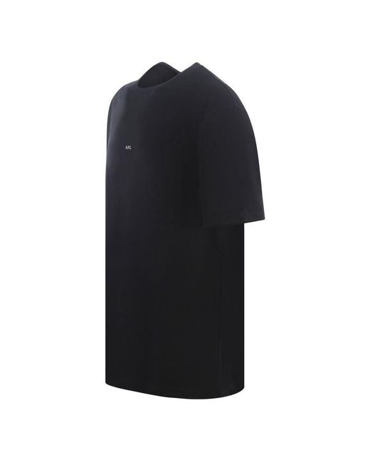 A.P.C. Black T-shirts And Polos for men
